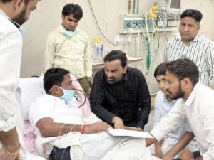 नरेश मीणा अनशन
